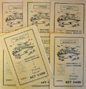 1950s-60s Middlesbrough football programme selection homes, includes 1958/59 Sheffield United,
