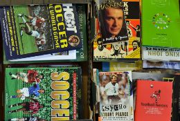 Football Book Selection a variety of football books, mainly modern titles, includes Shoot Soccer The