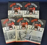 1948/49 Manchester United home football programmes to include Burnley, Arsenal, Chelsea,