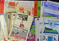 Assorted 1950s-60s Football programme selection home matches predominantly 1960s, includes teams