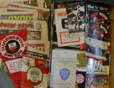 1960s Onwards Manchester United football programme selection a varied selection of matches,