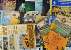 1960s Onwards Wolverhampton Wanderers football programme selection includes a wide variety of games,