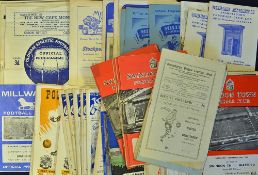 Assorted 1950s-60s Football programme selection homes, predominantly 1960s includes teams such as