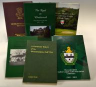 Golf Club Centenaries mostly Worcestershire based (6) to incl Kings Norton Golf Club 1892-1992,