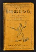 Rare 1868 Fencing Book - titled 
