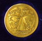 1922 Lytham and St Anne's Golf Club gold medal - engraved on the back 