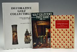 Golf Collecting Books 2x signed to incl 'Golfing Ephemera' by Sarah Fabian Baddiel (signed) 1991,