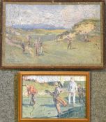 Michael Brown Life Association of Scotland golfing colour calendar jigsaw puzzle - from 1915 