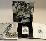 3x various cycling legend's books (one signed) to include 