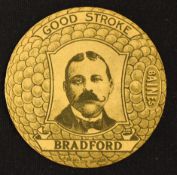 J. Baines Bradford bramble golf ball trade card - titled 