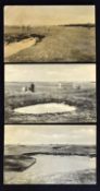3x early St Andrews Old Golf Course postcards - Valentine Series Bromotype to incl 