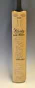 1966 England vs West Indies signed cricket bat - full size Gunn & Moore 