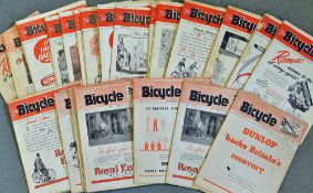 Collection of 1945/46 wartime bicycling magazine's - to include 