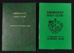 Golf Club Centenaries featuring Aberdovey Golf Club - titled 