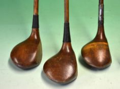3x various large socket head woods to include Jas. Bradbeer 