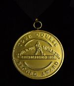 1991 Johnny Walker Tour Course Record Award Medal - in the makers gilt embossed case made by Garrard