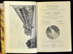 Fine Badminton Library Tennis book -titled 