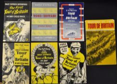 Tour of Britain Cycling Programmes from the 1950's onwards to incl the rare 1951 The First Tour