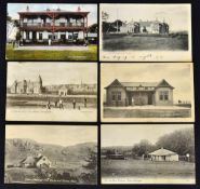 6x Scottish Golf Club post cards - mostly early 20thc to incl Cardross, Carnoustie, Forfar,