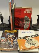 6x various books on cycling (one signed) to incl 3x autobiographies 