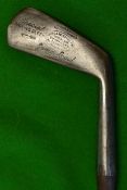 1x James Braid autographed concentric back driving cleek for Manton and Co Calcutta