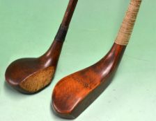 Eddie Davis Westwood Hoe replica longnose putter in stained beechwood, t/w a Gibson of Westwood