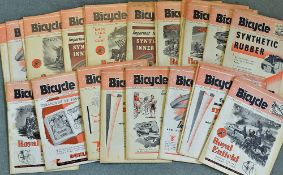Collection of 1944 wartime bicycling magazine's - to include 