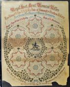 1860 Muster Roll of the Royal East Kent Mounted Rifles date 1890 by G. Hicks, a fine example with