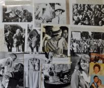 Royalty Photograph Selection including the Coronation service 30 x 39cm, together with other