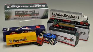 Eddie Stobart Atlas Edition Models includes Scania Topline Curtainside H123 and Volvo FH Fridge
