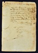 Cuba Slavery Manumission Manuscripts 1875 notarized, contents include 33 years old female freed,