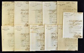 Cuba Death Certificates dates 1868/9 relating to Chinese slaves and 2 'Cimarrones' (rebel slaves)