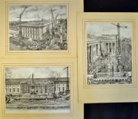 Opening of the New Chancellery portfolio of 12 print plates entitled 'Einweihung des Neubaues der