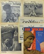 1936 onwards German Magazines with contents covering the Olympic games, includes 'Berliner