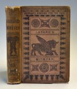 1852 'A Popular Account of Discoveries at Nineveh' Book by Layard, Henry, Austin. Mesopotamia a