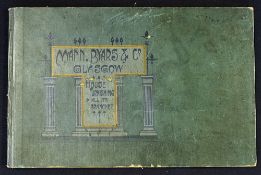 C.1890-1910 Mann, Byars & Co. Glasgow House Furnishings In All its Branches Catalogue a very fine