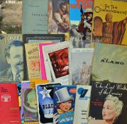 Assorted Theatre Programmes, Television, Entertainment and Movie Material to include 1964 Circus