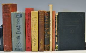Assorted Book Selection to include 1948 The South and East African Year Book and Guide, 1953