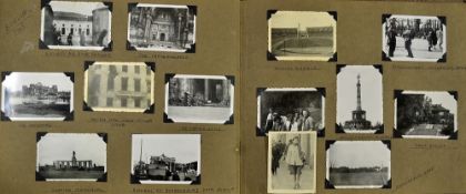Two personal captioned photograph albums 'Our German Holiday September 1937' and European tour