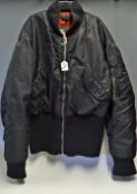 C. 1980s Original Junior Gaultier Cropped Bomber Jacket by Jean Paul Gaultier made in Italy, size