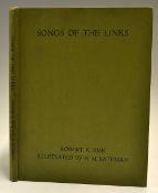 Risk, Robert. K - 'Songs of The Links' 1919 edition, published by Duckworth & Co London, illustrated