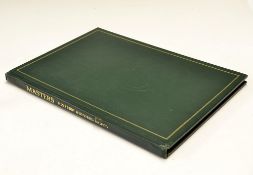 Masters Golf Annual 1980 - held at Augusta National and won by Severiano Ballesteros who at that