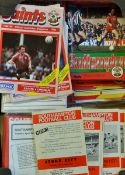 1970s onwards Southampton football programme selection includes 1969/0 through to 1989/0 seasons,