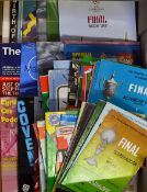 Selection of Big Match football programmes including 2008 Champions League Final, other finals, FA