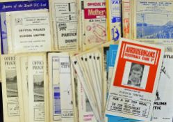 1960s onwards Scottish football programme selection with a good mixture of teams, 1967 Airdrieonians