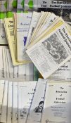 Collection of Association of Football Statisticians reports nos. 15 - 102 inclusive & index for nos.