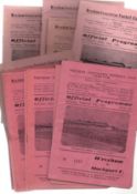 Wrexham Football Programmes Home issues 1957 to 1963 (31) Good