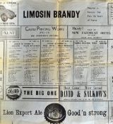 1963 Combined Oxford/Cambridge University vs South Africa Southern Universities rugby programme
