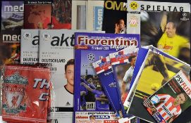 Assorted Football Programme Selection modern fixtures European Liverpool fixtures, inspection
