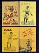 4x 1950'S Huddersfield Rugby League official souvenir benefit brochures and year book to include
